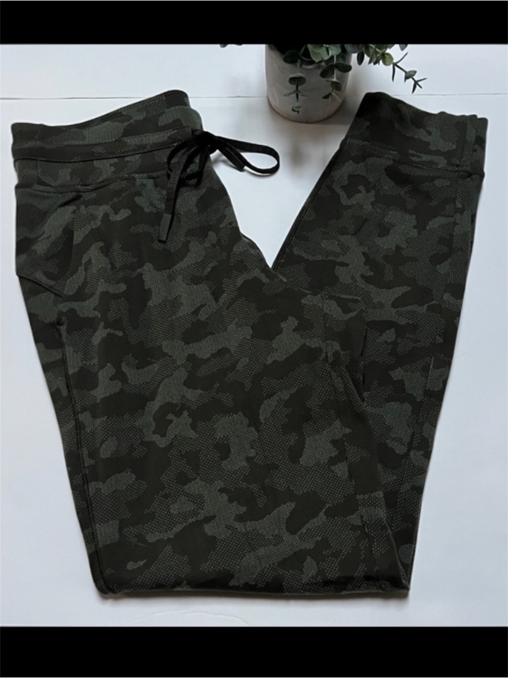 Lululemon Ready to Rulu Jogger 29" Heritage Camo Dark Olive Green Twill Size 6